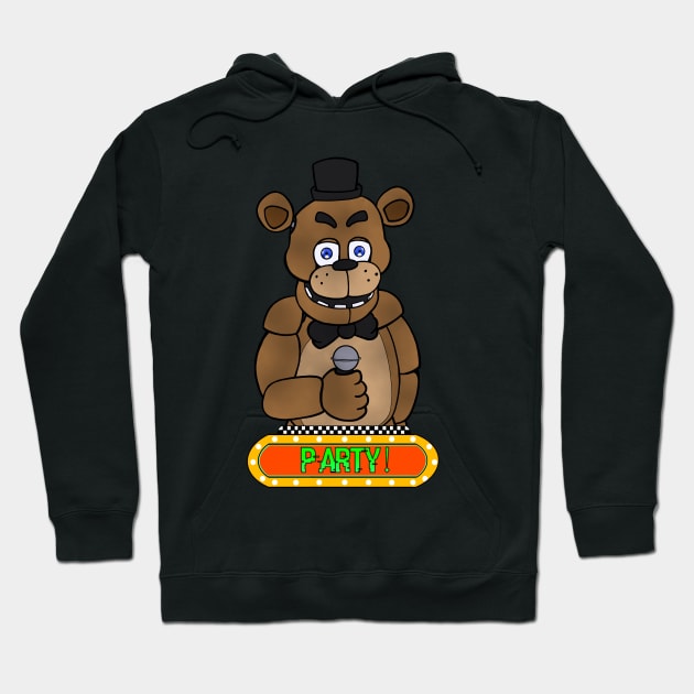 Fnaf Freddy Fazbear Hoodie by MortuusArts